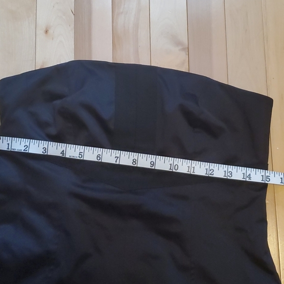 MEXX 2pc Black Satin Skirt & Bustier - Picture 7 of 10